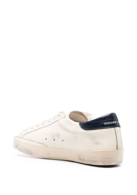 Sneakers super-star in bianco e blu - GOLDEN GOOSE uomo GOLDEN GOOSE | GMF00101F00416415430